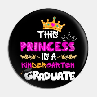 Princess Kindergarten Graduation Last Day Of School Girls Pin