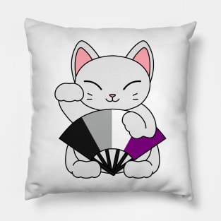 Asexual Lucky Cat Pillow