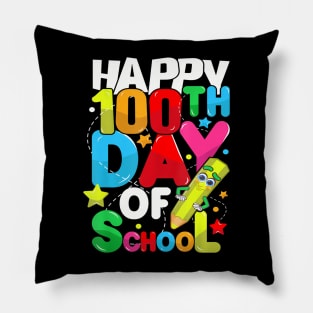 100 Days Of School Teacher Student Men Women Kids 100Th Day Pillow