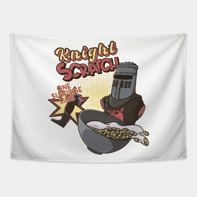 Knight Scratch Cereal Tapestry by aStro678