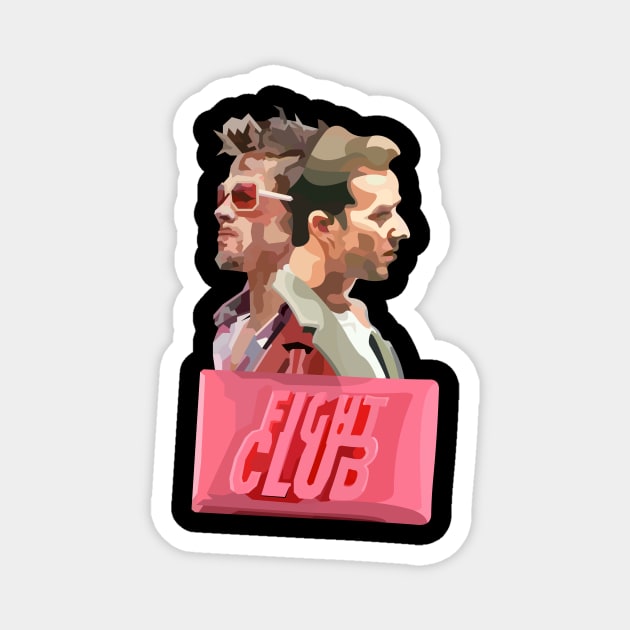 Fight Club Contrasts Magnet by No_One