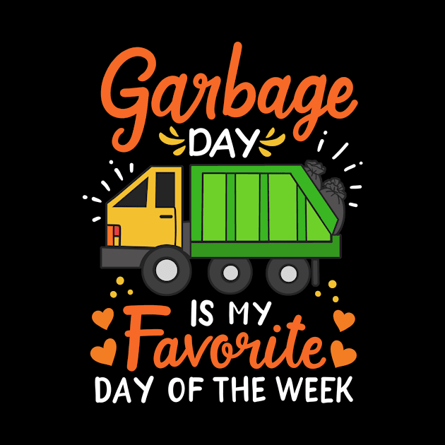 Garbage Truck Garbage Day by KAWAIITEE