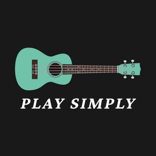 Play Simply Surf Green Ukulele T-Shirt