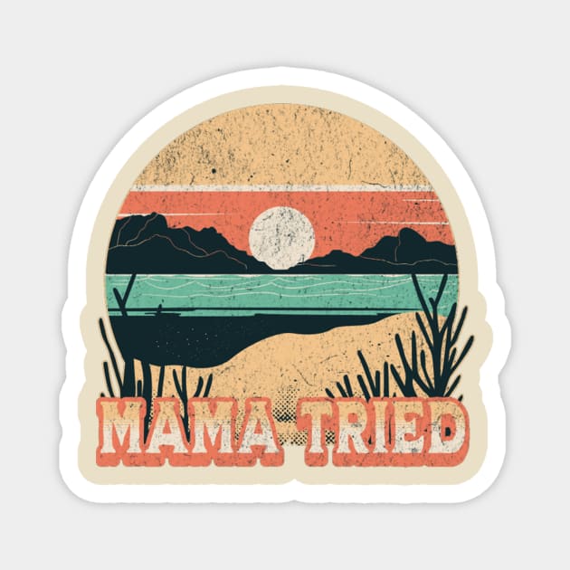 MAMA PARADISE BAND Magnet by Elaia Loelya Art