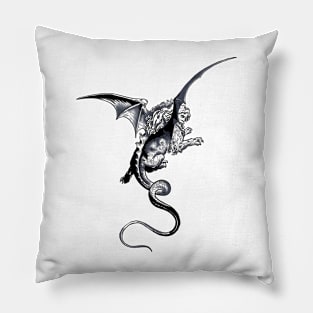 Gerione - Gustave Doré Pillow