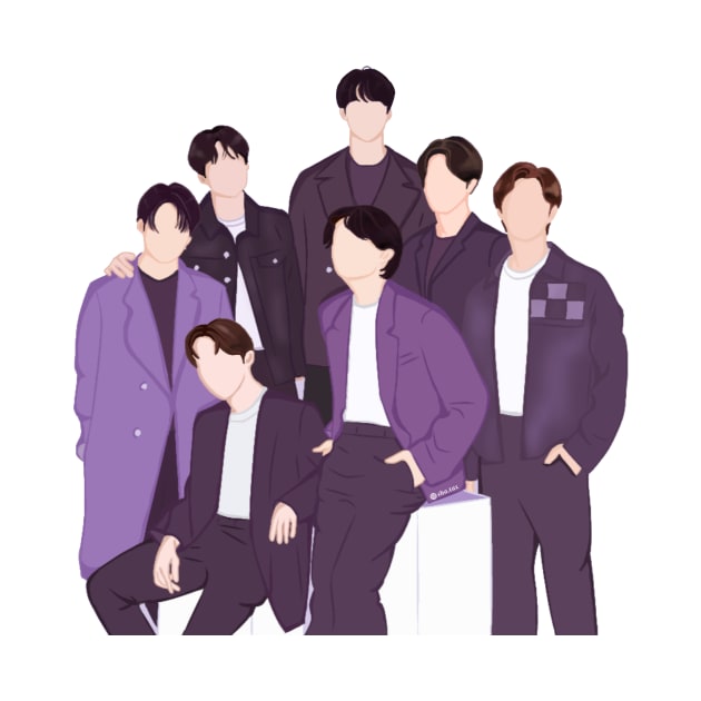 Bangtan Sonyeondan by kart-box