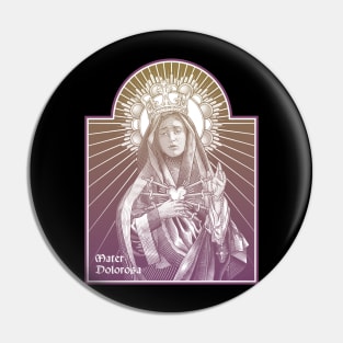 Mater Dolorosa  Our Lady of Sorrows Pin