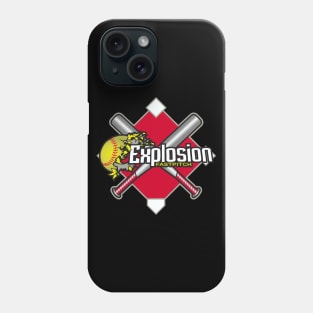 Explosion Softball Logo Phone Case