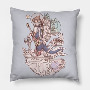 Otter space suits 02 Pillow