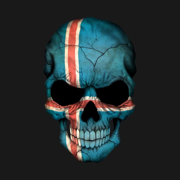 Icelandic Flag Skull by jeffbartels