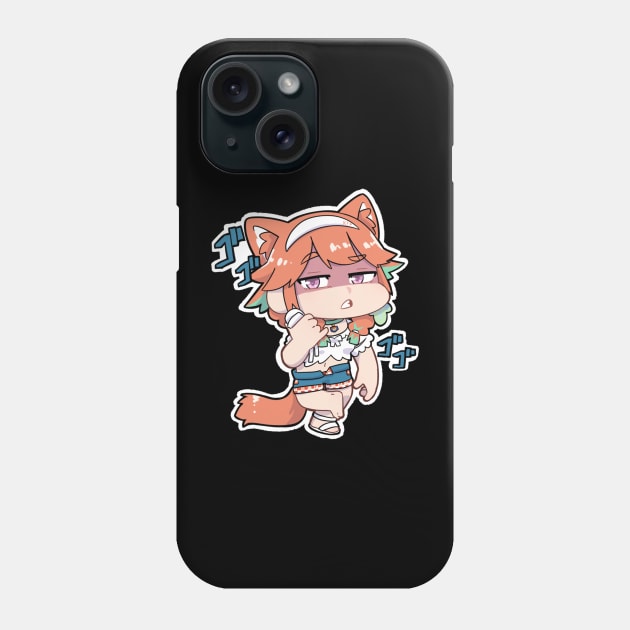 Takanashi Kiara Chibi Phone Case by Kent