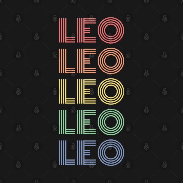 Colorful Leo zodiac design! by euheincaio