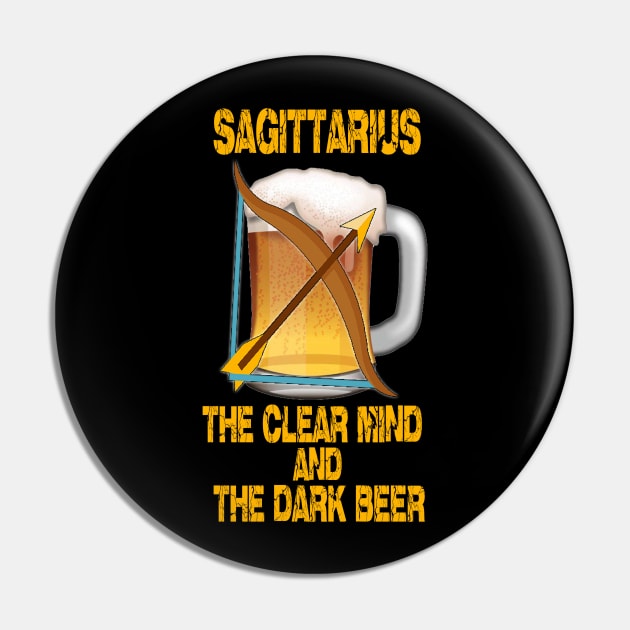 Funny beer t-shirt Sagittarius sign Pin by Cervezas del Zodiaco