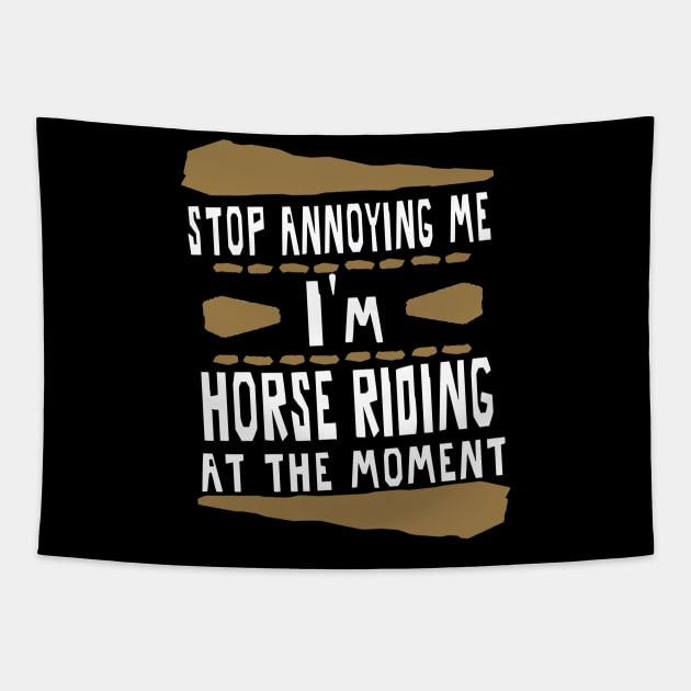 Riding Horses Shetty Haflinger trotting Gallop Tapestry by FindYourFavouriteDesign