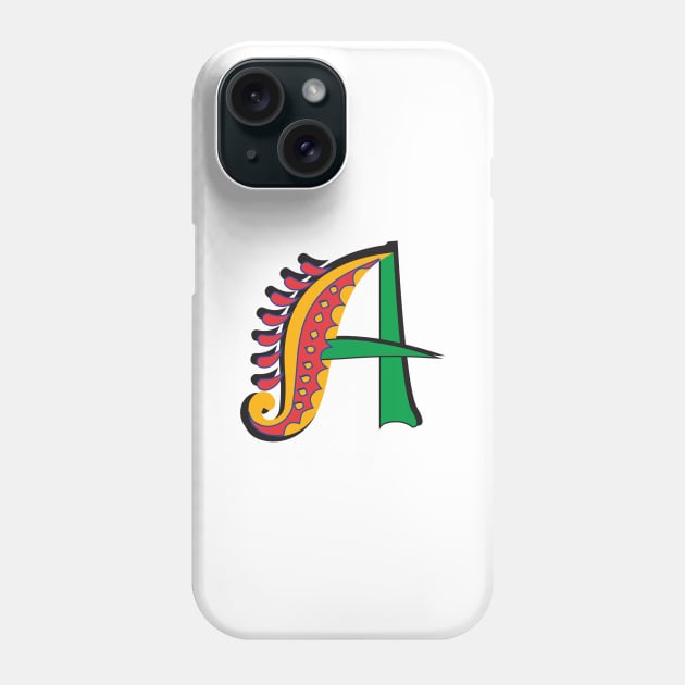 Letter A Phone Case by dddesign