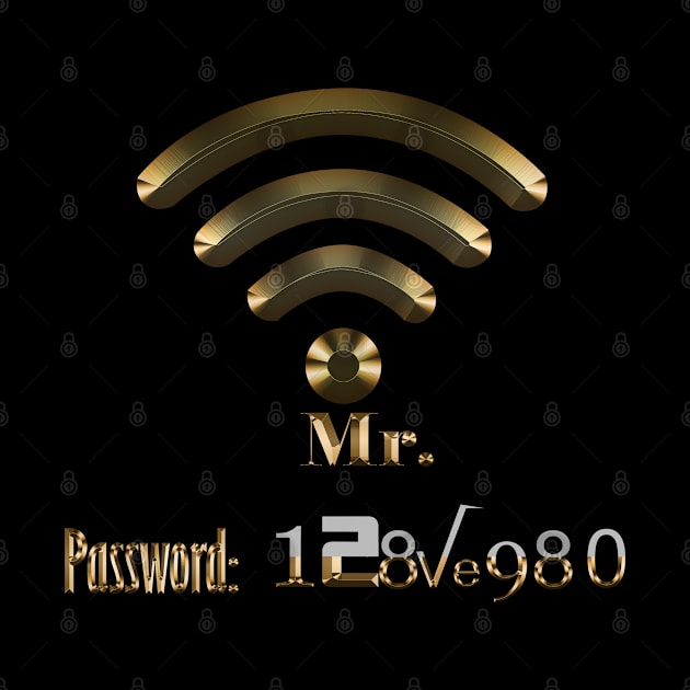 Couple clothing wifi and hotspot for male - Gold edition by INDONESIA68