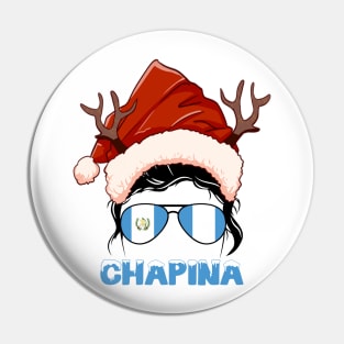 Guatemala girl, Chapina Christmas gift , Regalo Navidad Guatemala Pin