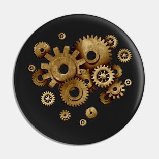 Steampunk Gears Pin