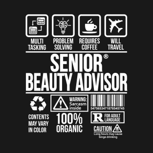 Senior beauty advisor T-shirt | Job Profession | #DW T-Shirt