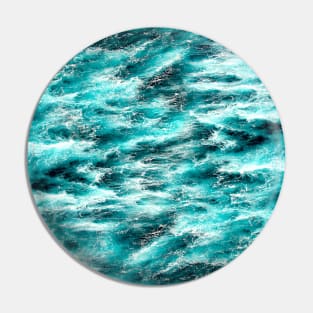 Blue Ocean Patterns Pin