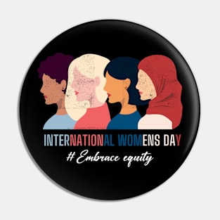 Embrace Equity  Day 2024 For Women Pin