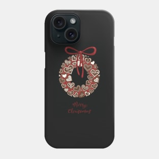 Gingerbread, or pepparkaka , the best traditional cookie at Christmas in Finland Phone Case