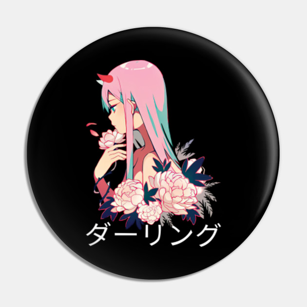 Zero Two Cute Art Darling In The Franxx Darling In The Franxx Pin Teepublic