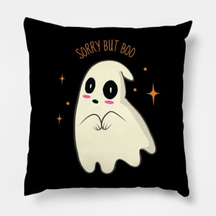 Shy Ghost Sorry But Boo Pillow