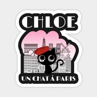 Chloe - un chat a Paris Magnet