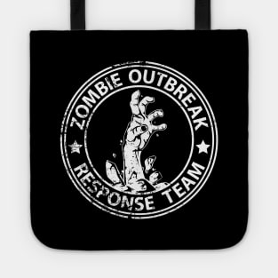 Zombie Outbreak Response Team (white-distressed) Tote