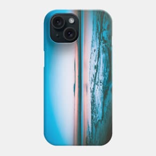 Dawn at an Icy Beach in Tracadie, New Brunswick Canada v2 Phone Case