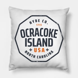 Ocracoke Island, NC Summertime Vacationing Memories Pillow