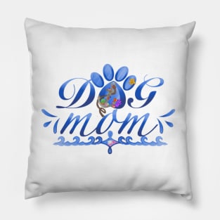 Dog Mom Ocean Pillow