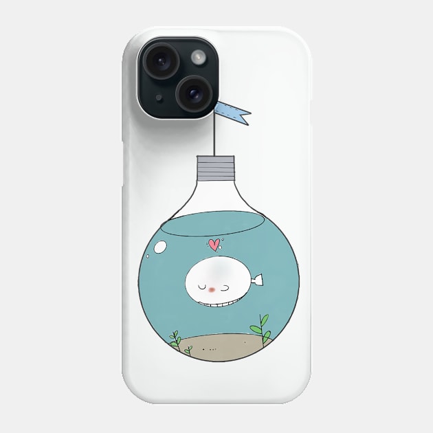 Whale of an Idea Phone Case by GAMERINK