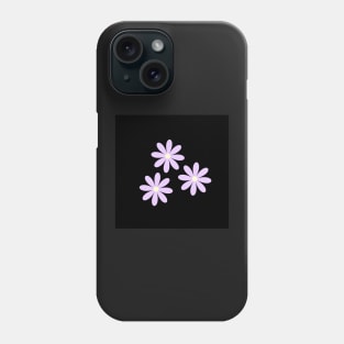 mauve floral Phone Case