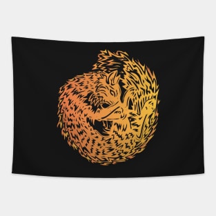 Circle Fox Tapestry