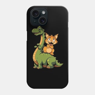 Cat Dinosaur Chronicles Phone Case