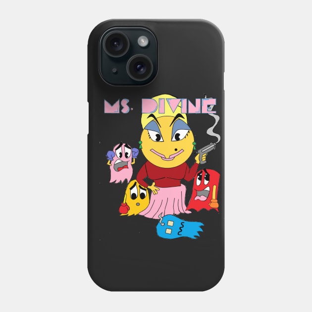 Ms. Divine Phone Case by RabidGiraffeGraphics4000