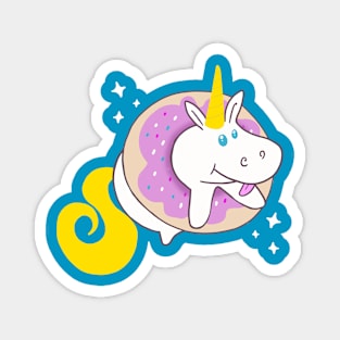 Unicorn Stuck in Donut Magnet