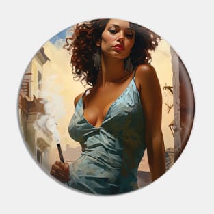 Cuban Woman, Poster Pin