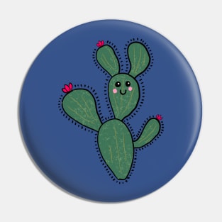 Cute Prickly Pear Cactus Pin