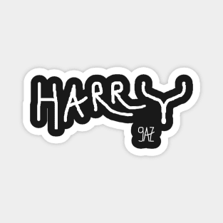 Name Harry black background by 9AZ Magnet