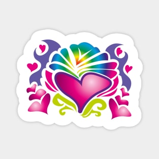 Colorful lovely illustration Magnet