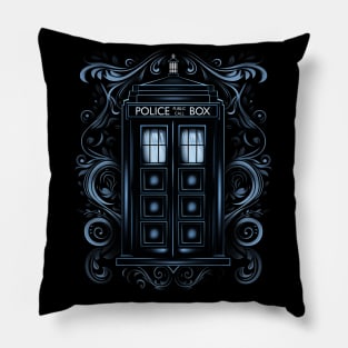 Gothic Tardis Pillow