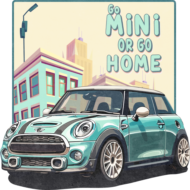 Mini Cooper | Go Mini or go Home | Car T-Shirt Kids T-Shirt by 6StringD