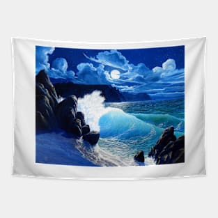 Nocturnal Shore Tapestry