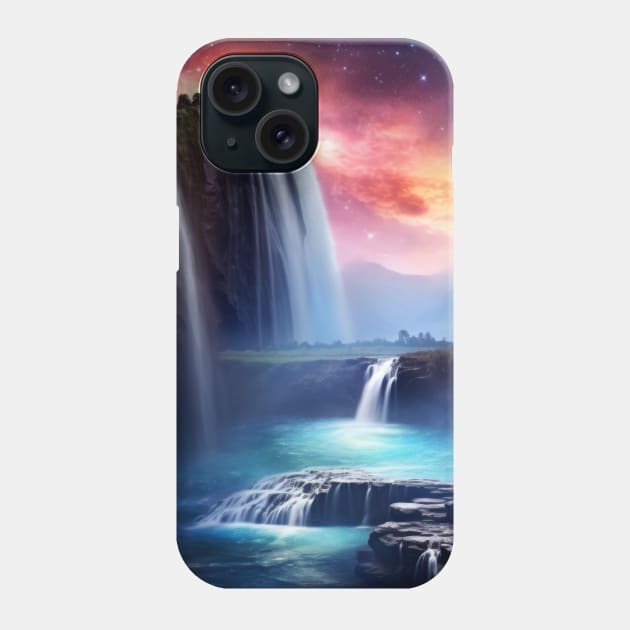 Landscape Magical Dimension Fantastic Planet Surrealist Phone Case by Cubebox