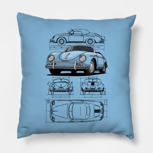 Drawing of the coolest sport car ever Pillow