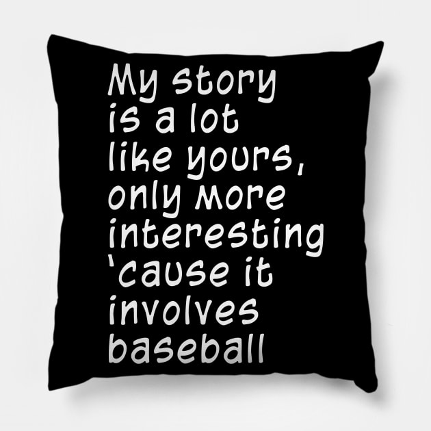 baseball Pillow by AaronShirleyArtist