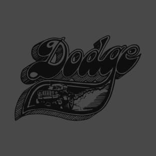 Vintage Dodge Pick-Up Art (Ghost on Asphalt) T-Shirt